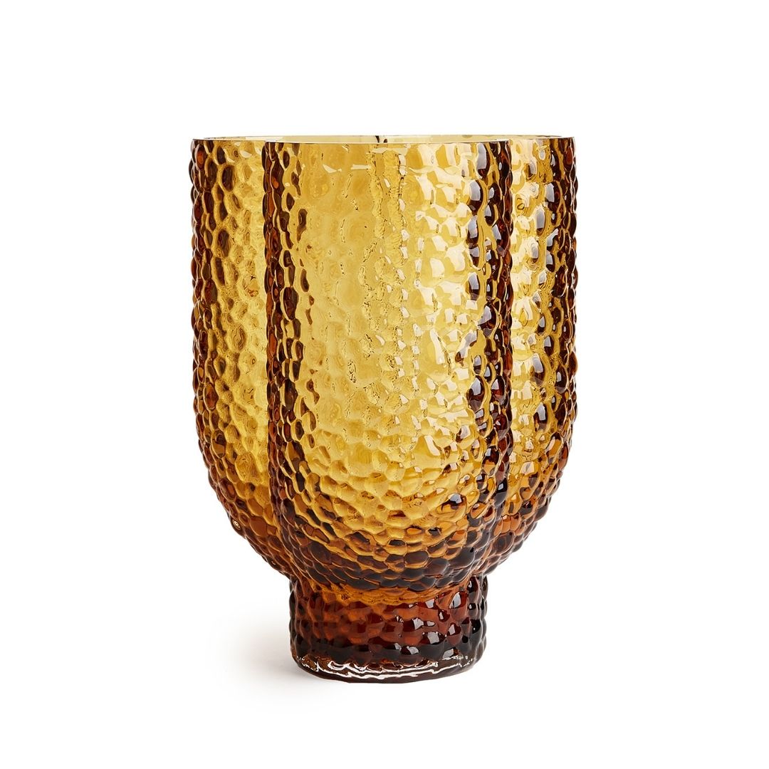 Morgan Large Orange Glass Vase