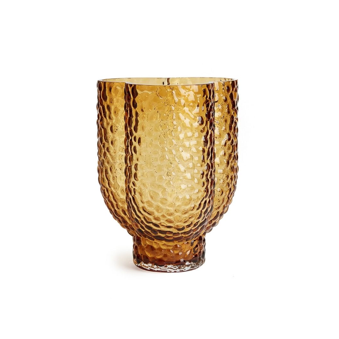 Morgan Small Orange Glass Vase