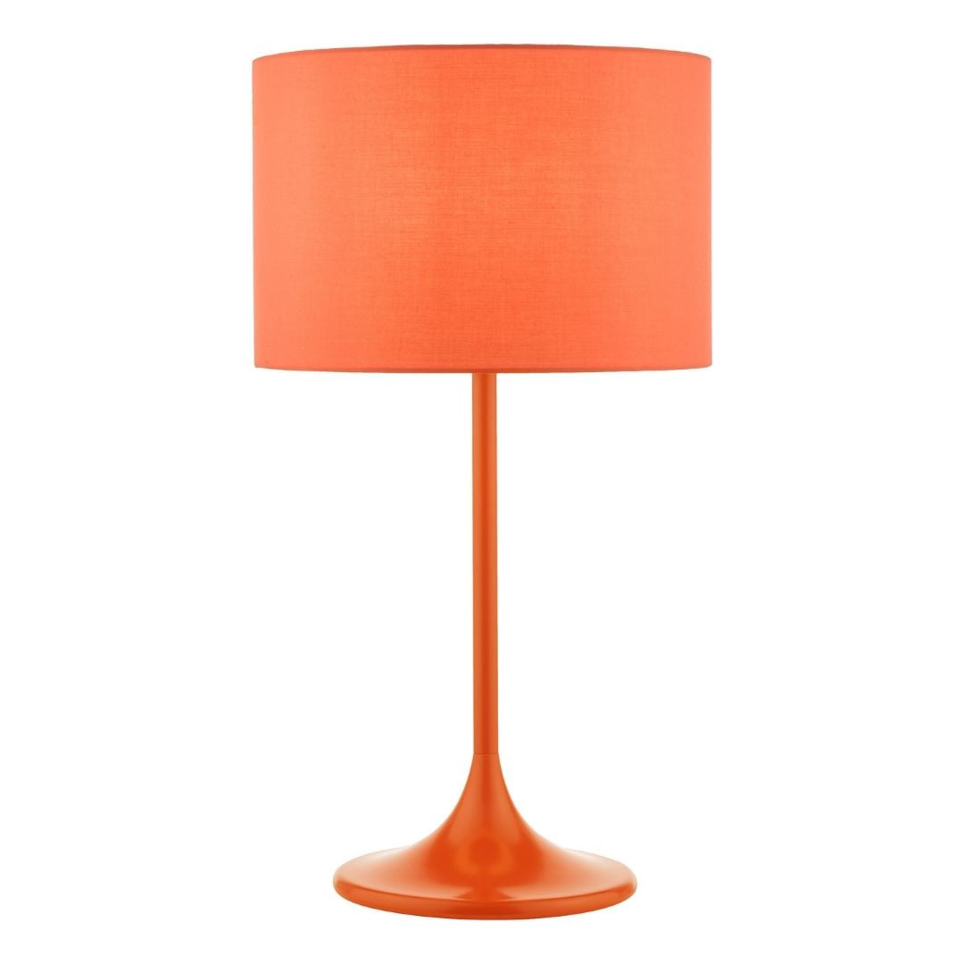 Toledo Burnt Orange Retro Table Lamp