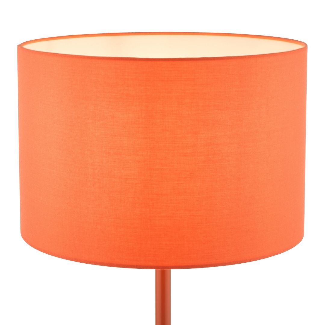 Toledo Burnt Orange Retro Table Lamp