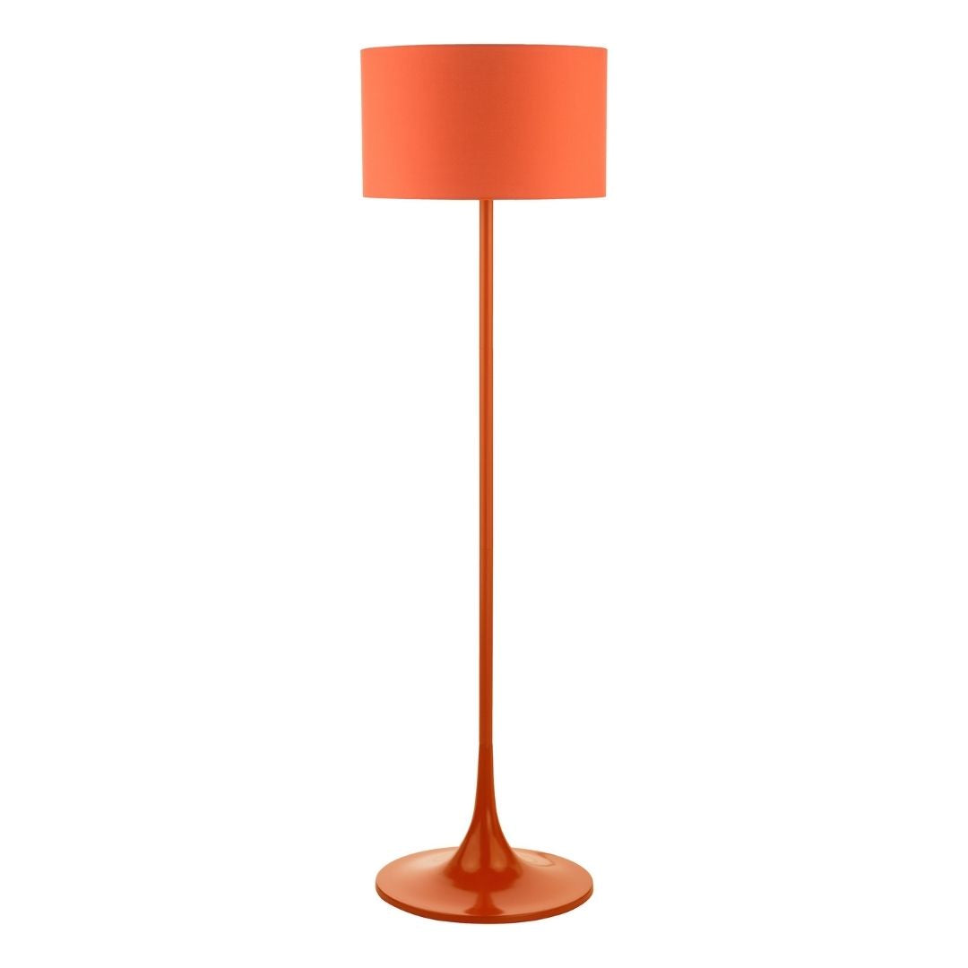Toledo Burnt Orange Retro Floor Lamp