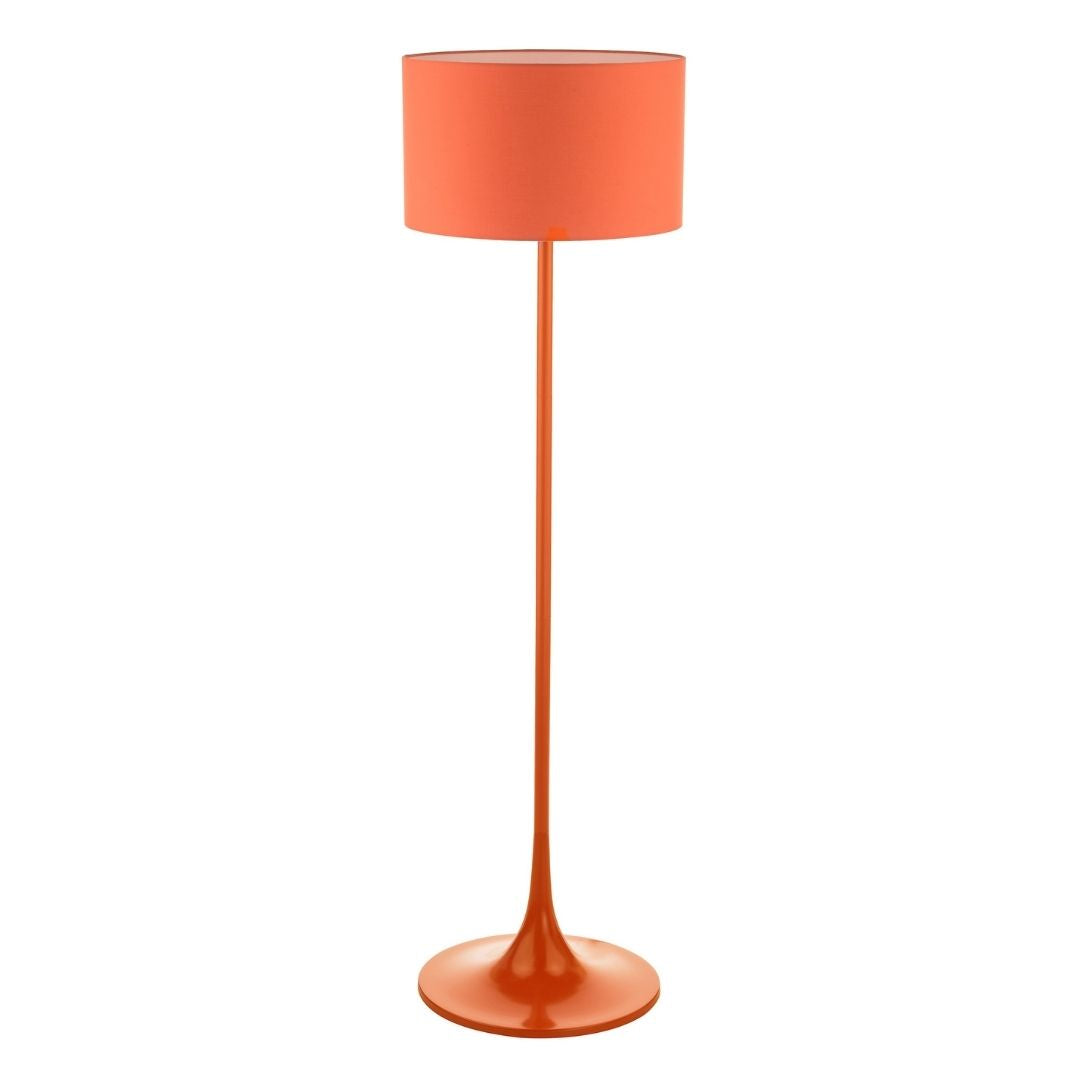 Toledo Burnt Orange Retro Floor Lamp