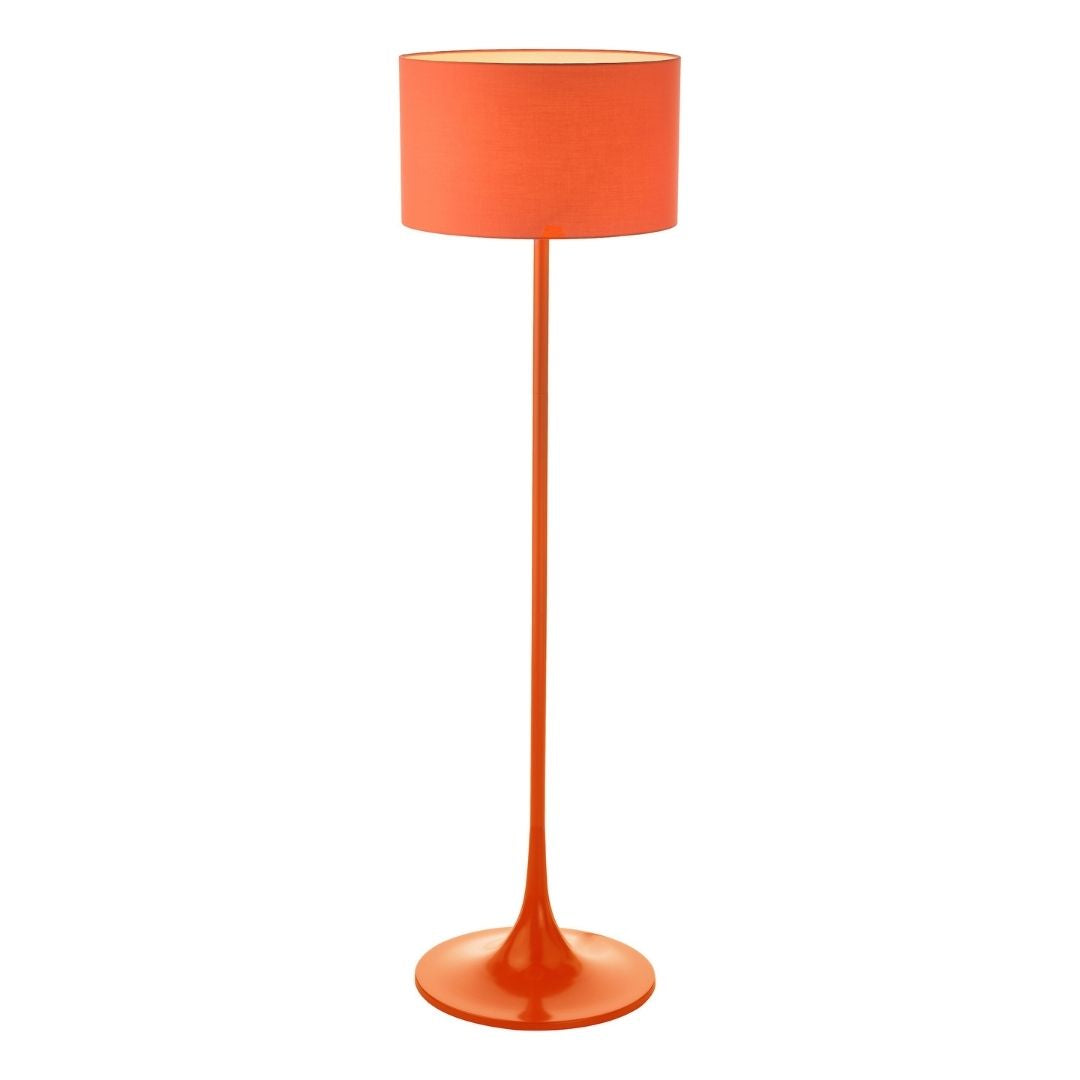 Toledo Burnt Orange Retro Floor Lamp
