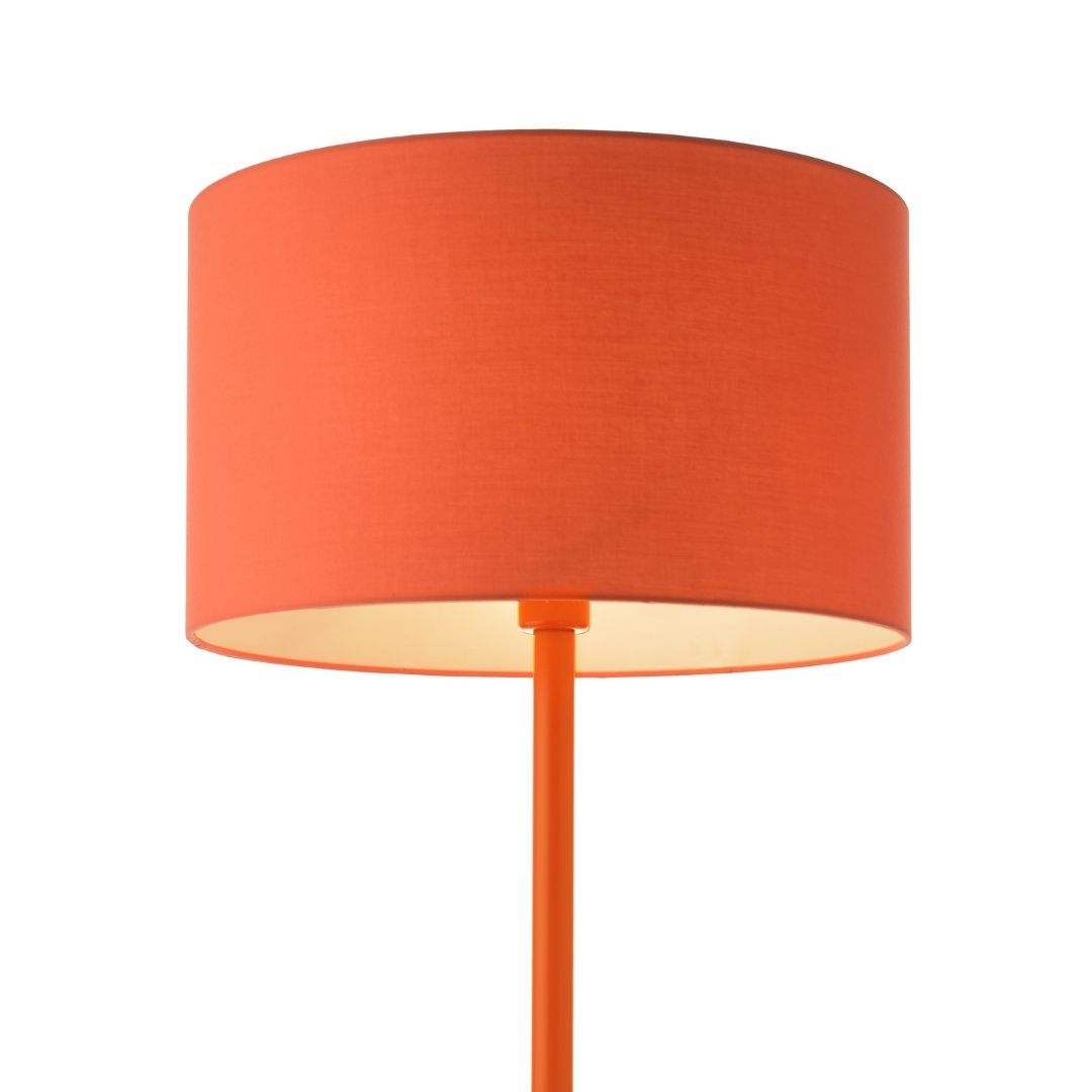 Toledo Burnt Orange Retro Floor Lamp