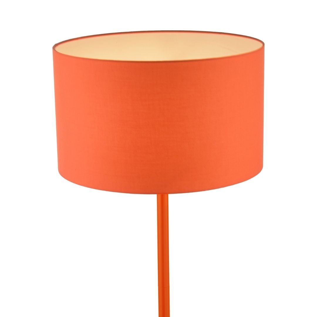 Toledo Burnt Orange Retro Floor Lamp