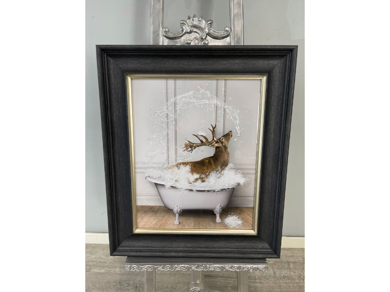 SMALL DEER TUB 50X40 WALL ART
