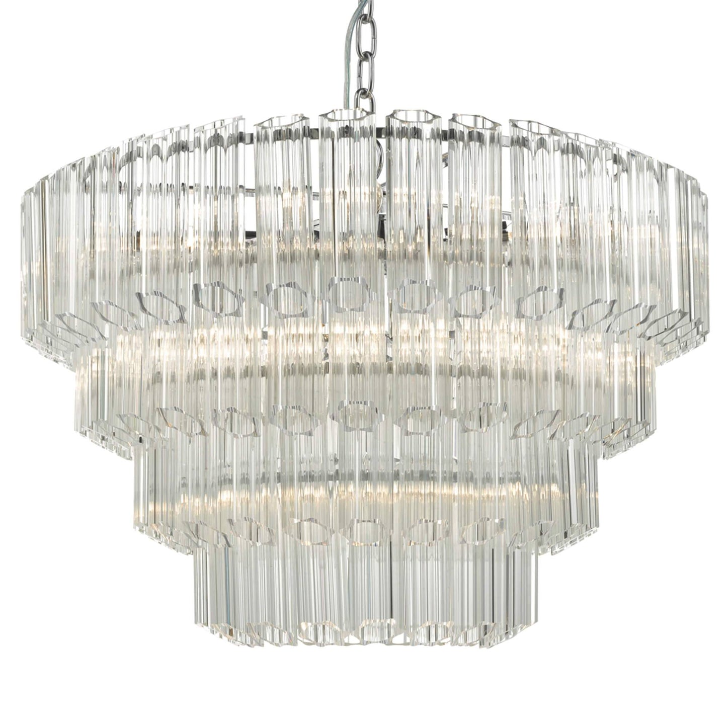 Tuvalu Pendant Ceiling Light Polished Chrome