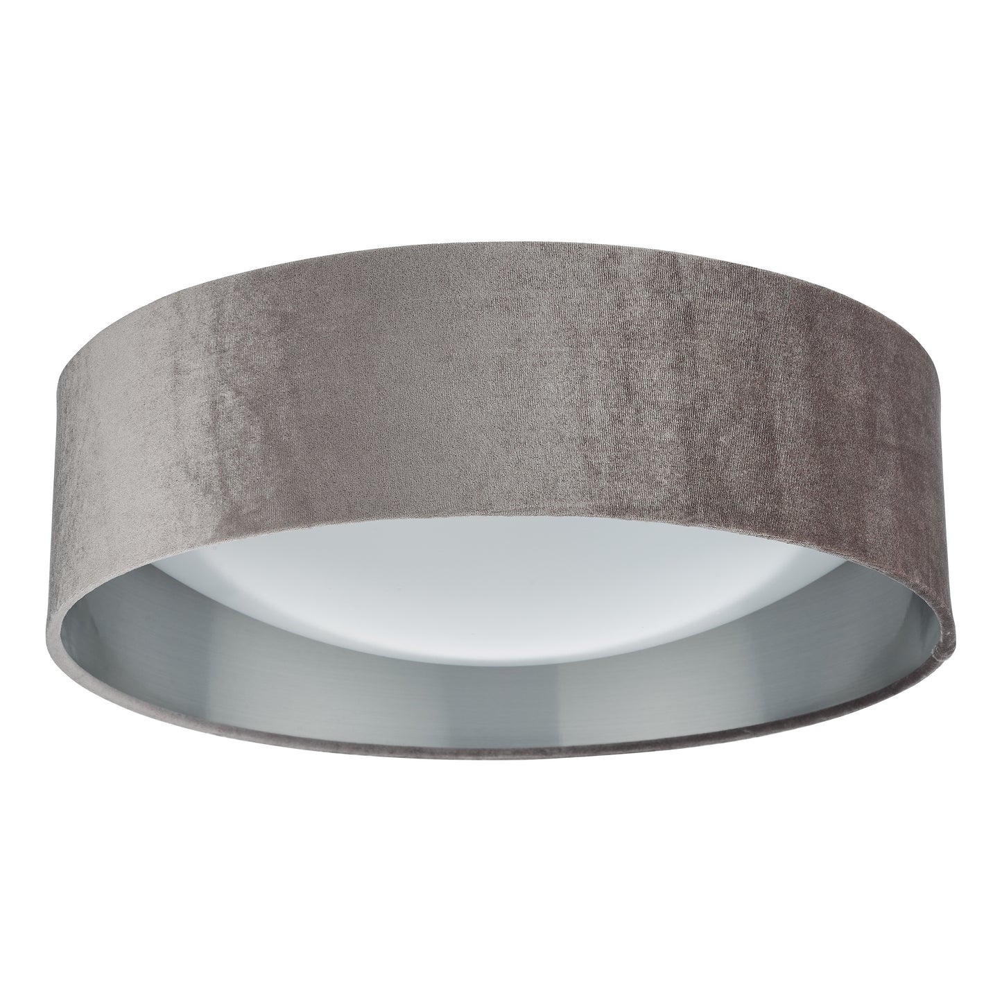 Viera Mink & Silver Flush Ceiling Light