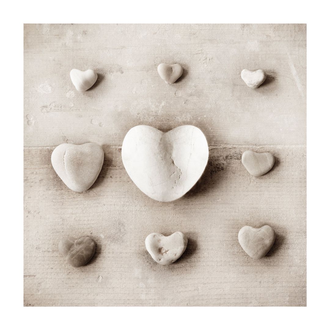 Stone Hearts Canvas