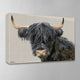 Hagrid the Highland Cow Canvas Wall Art 80x60