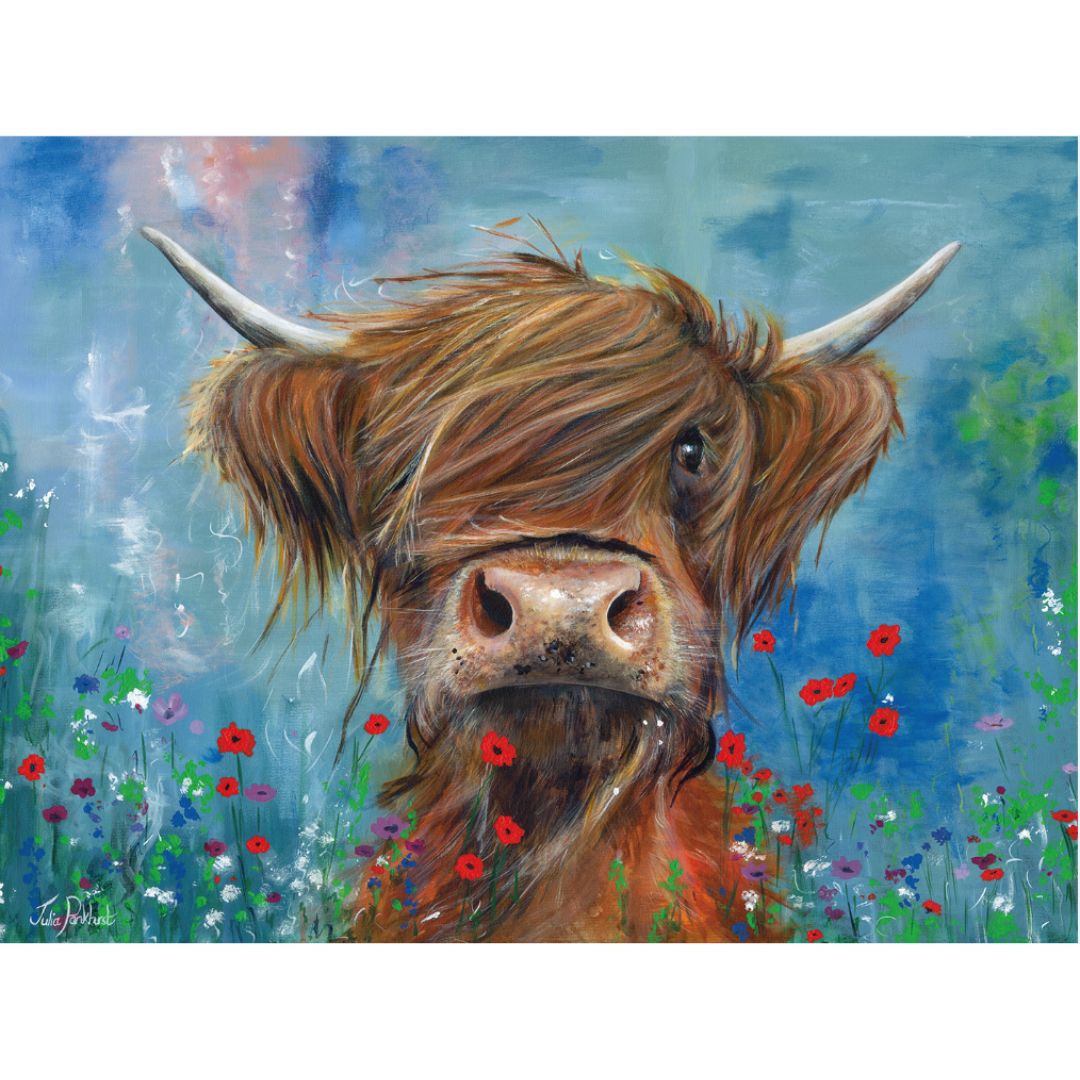 Bruce the Cow Canvas
