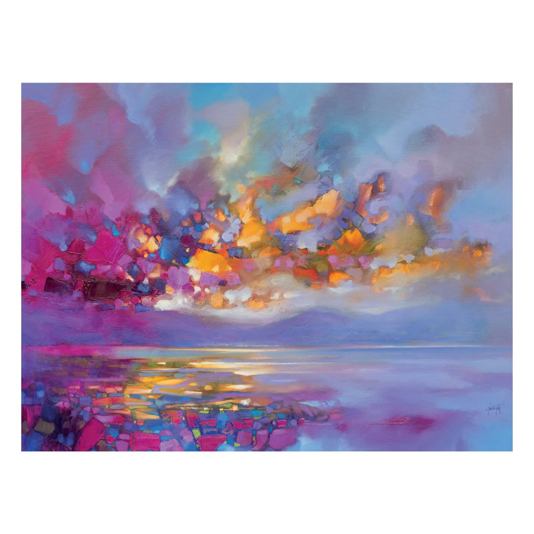 Magenta Refraction Canvas