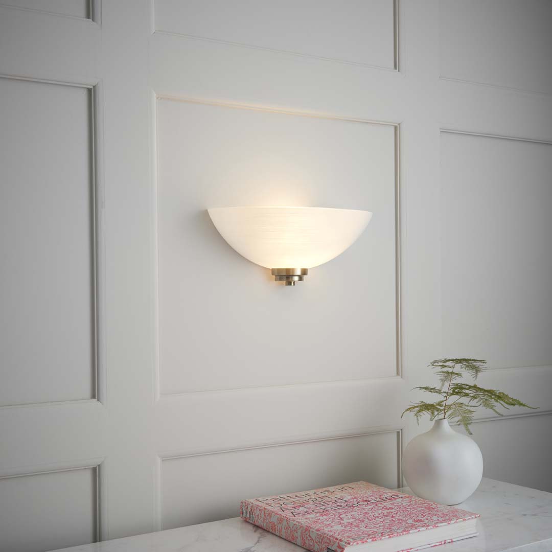 Welles Wall Light Antique Brass