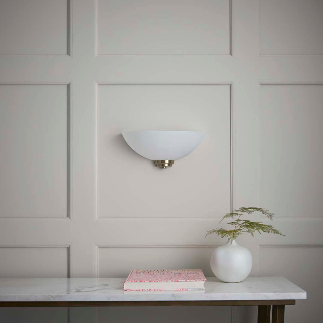 Welles Wall Light Antique Brass