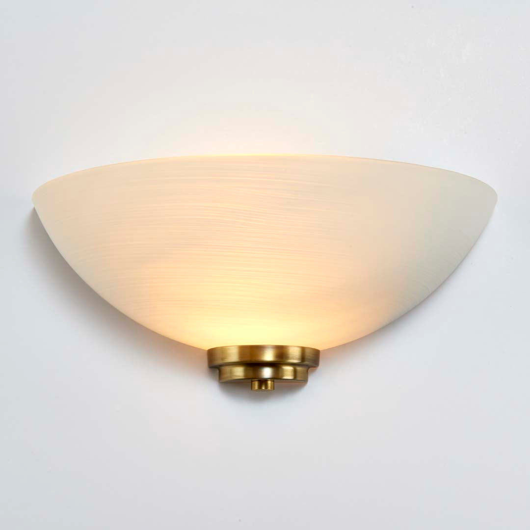 Welles Wall Light Antique Brass