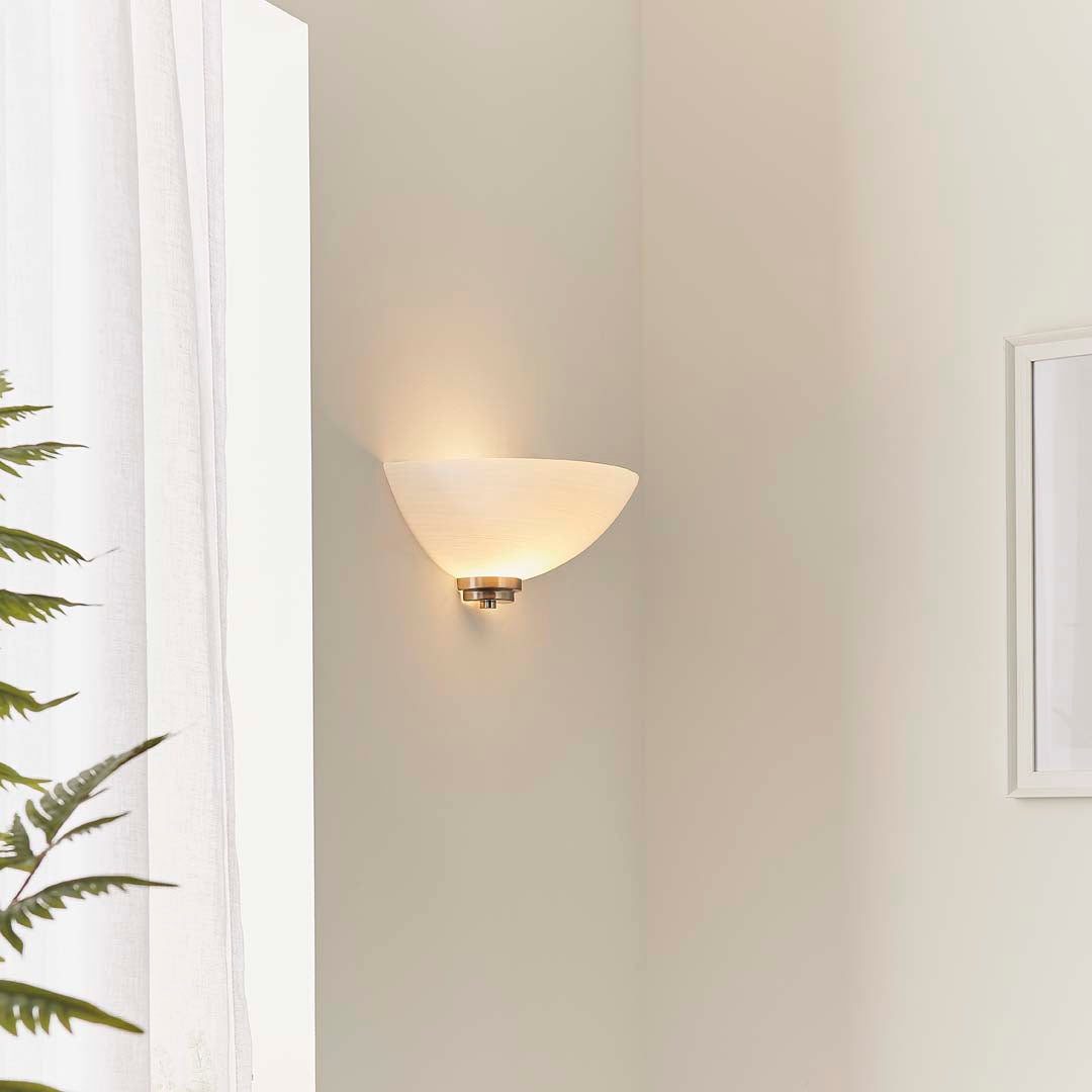 Welles Wall Light Satin Chrome