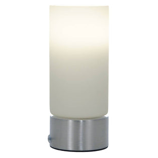 Wyoming Satin Chrome & Glass Touch Table Lamp