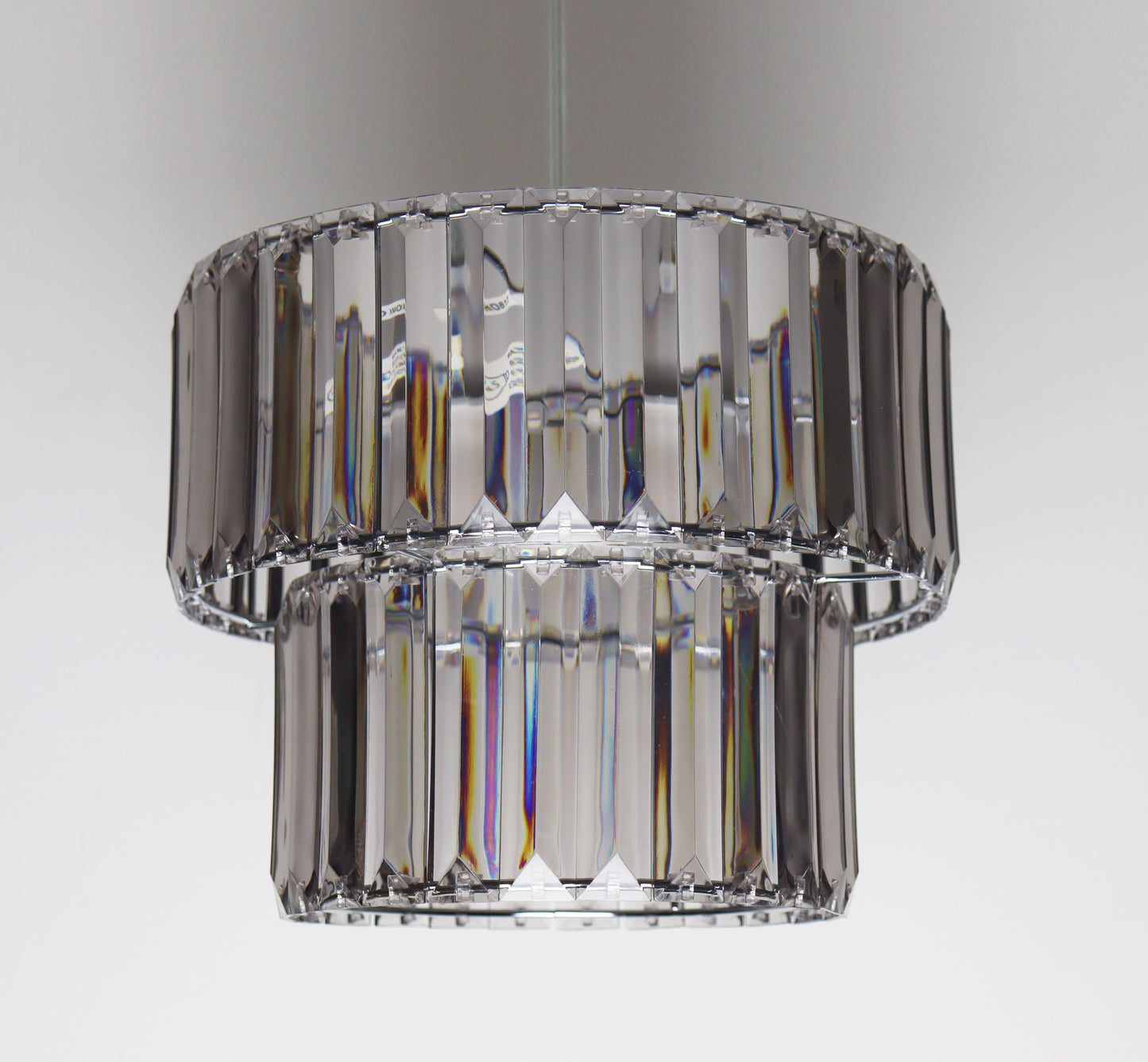 Tier Smoked Glass Shade