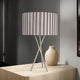 Sabella 43cm Table Lamp Satin Nickel