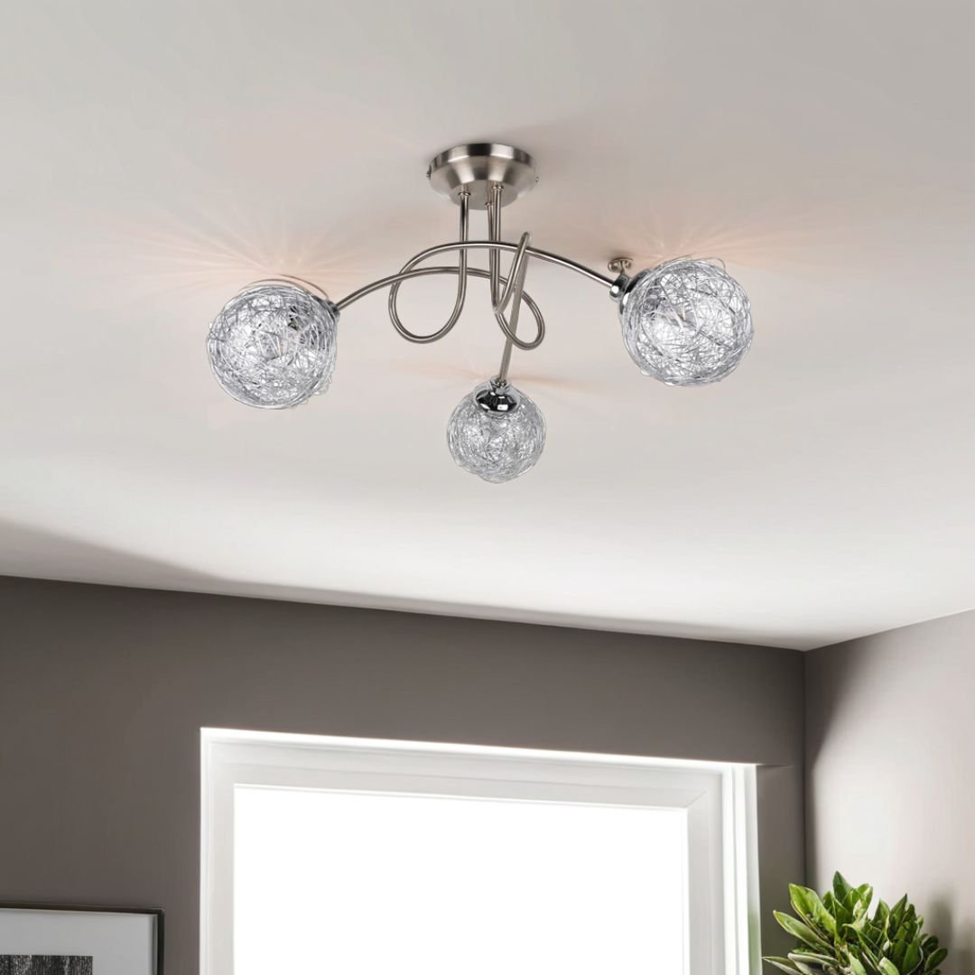 Orinoco 3 Light Semi Flush