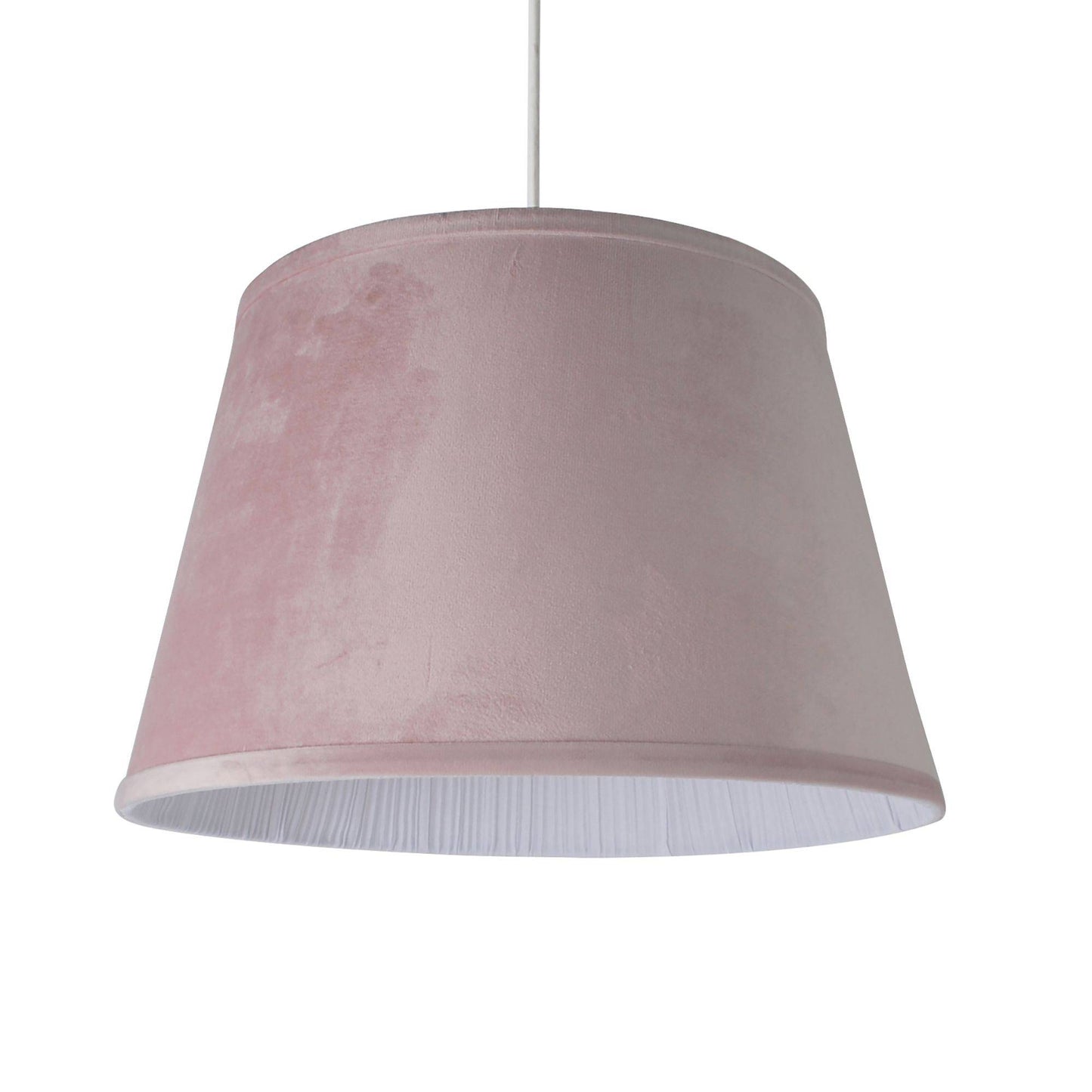 Vella Blush Pink Velveteen 40cm Light Shade