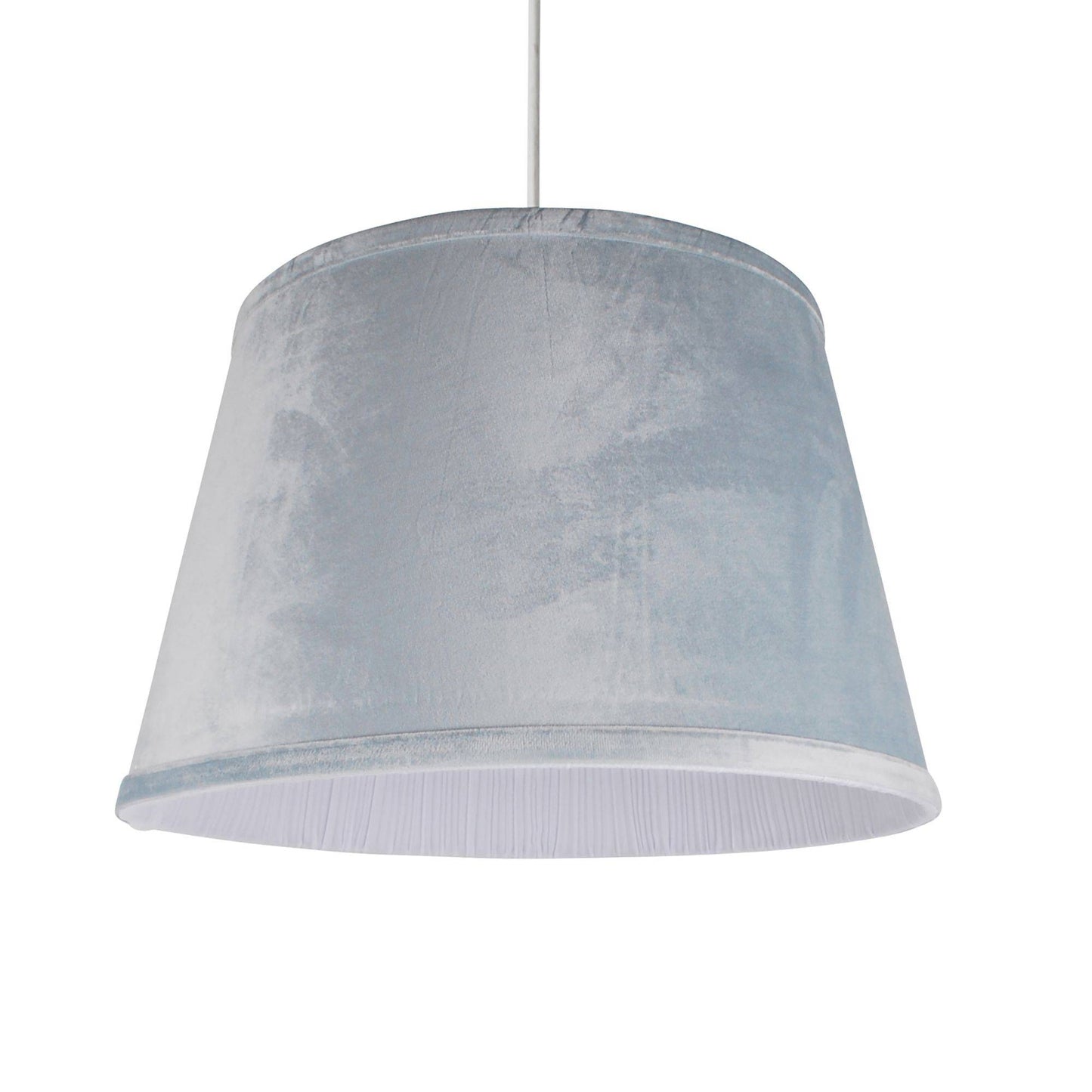 Vella Grey Velveteen 40cm Light Shade