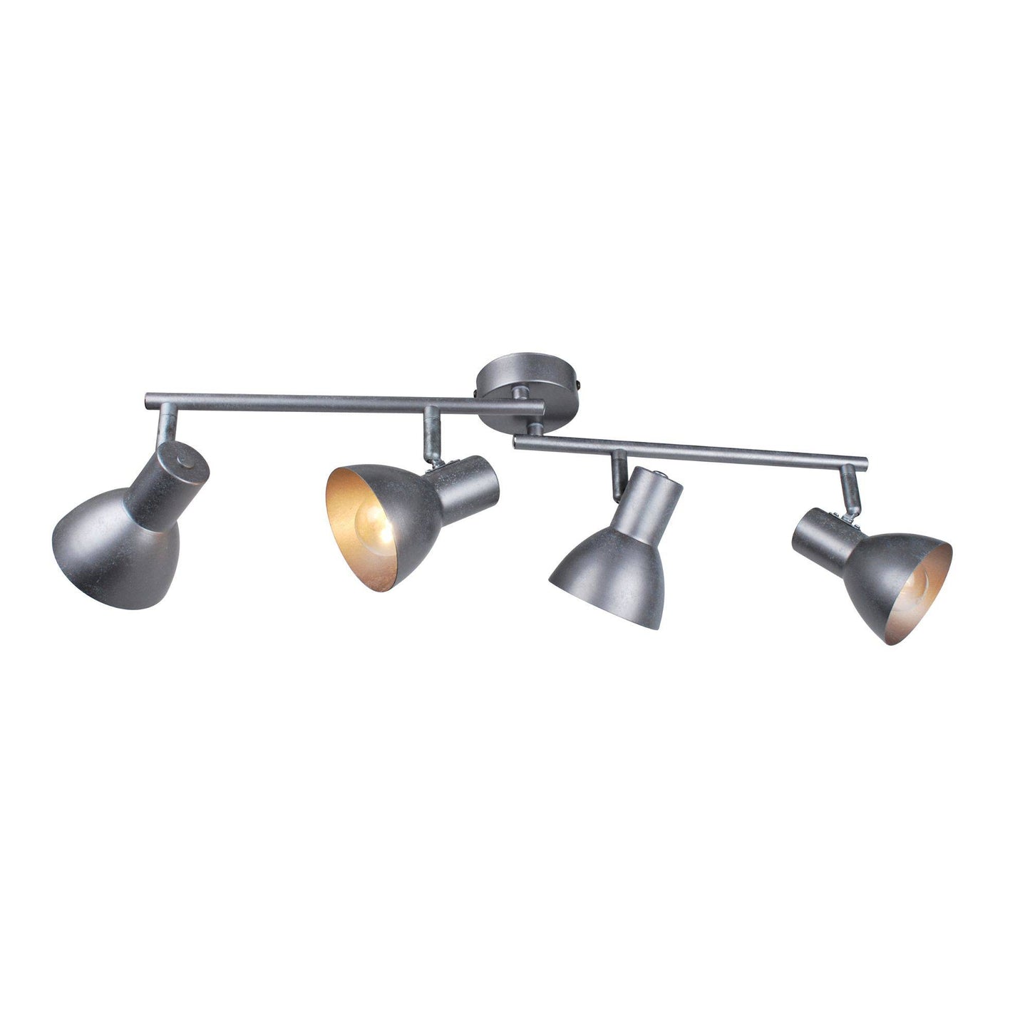 Idris Brushed Pewter 4 Light Spotlight Ceiling Bar