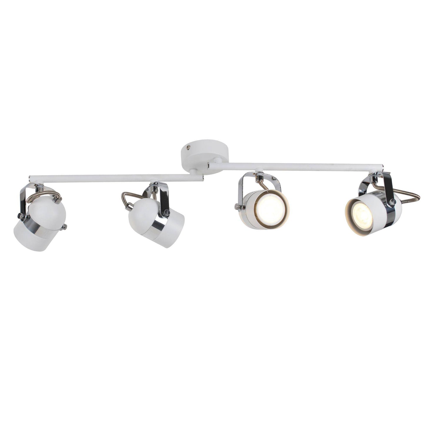 Mhari Matt White 4 Light Ceiling Spotlight