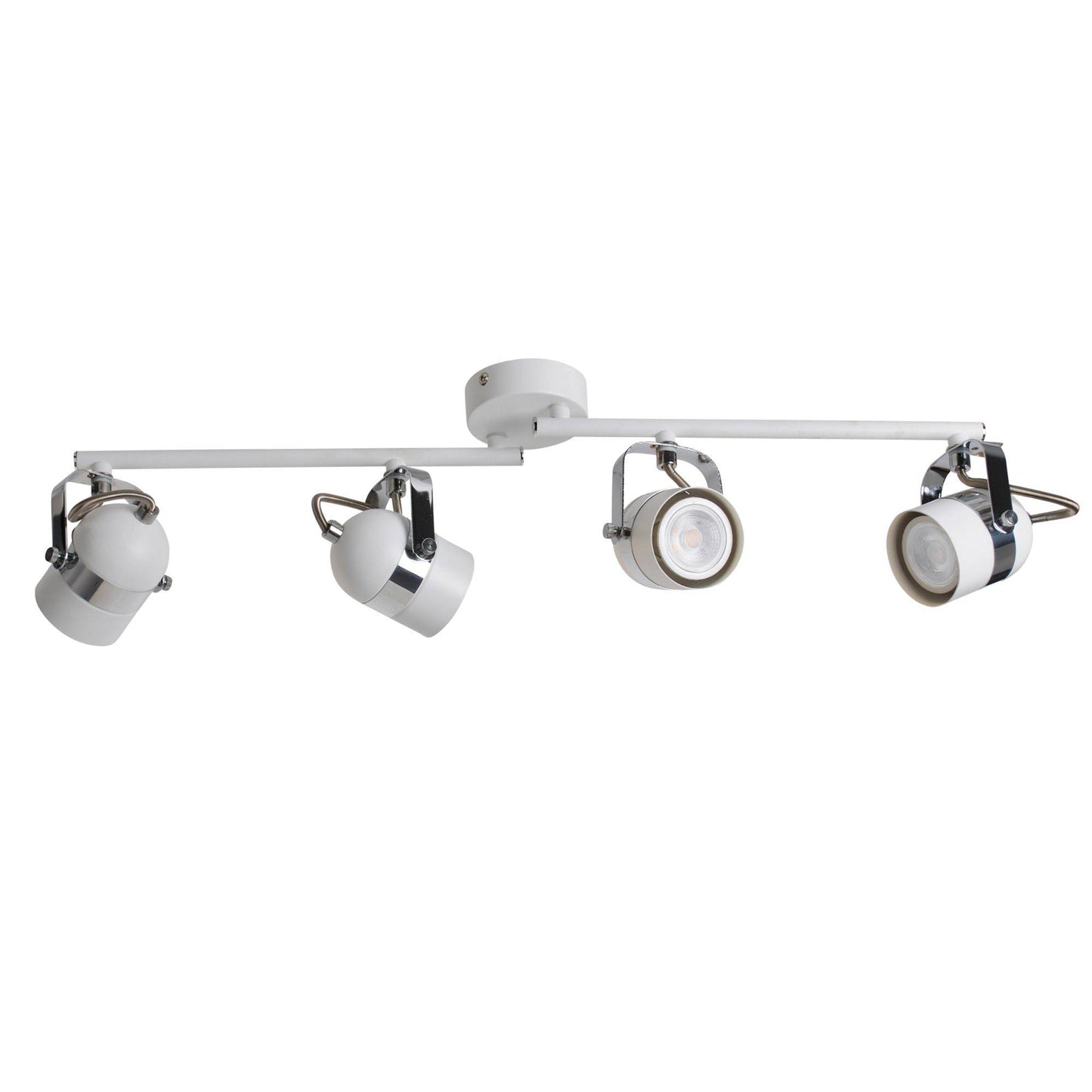 Mhari Matt White 4 Light Ceiling Spotlight