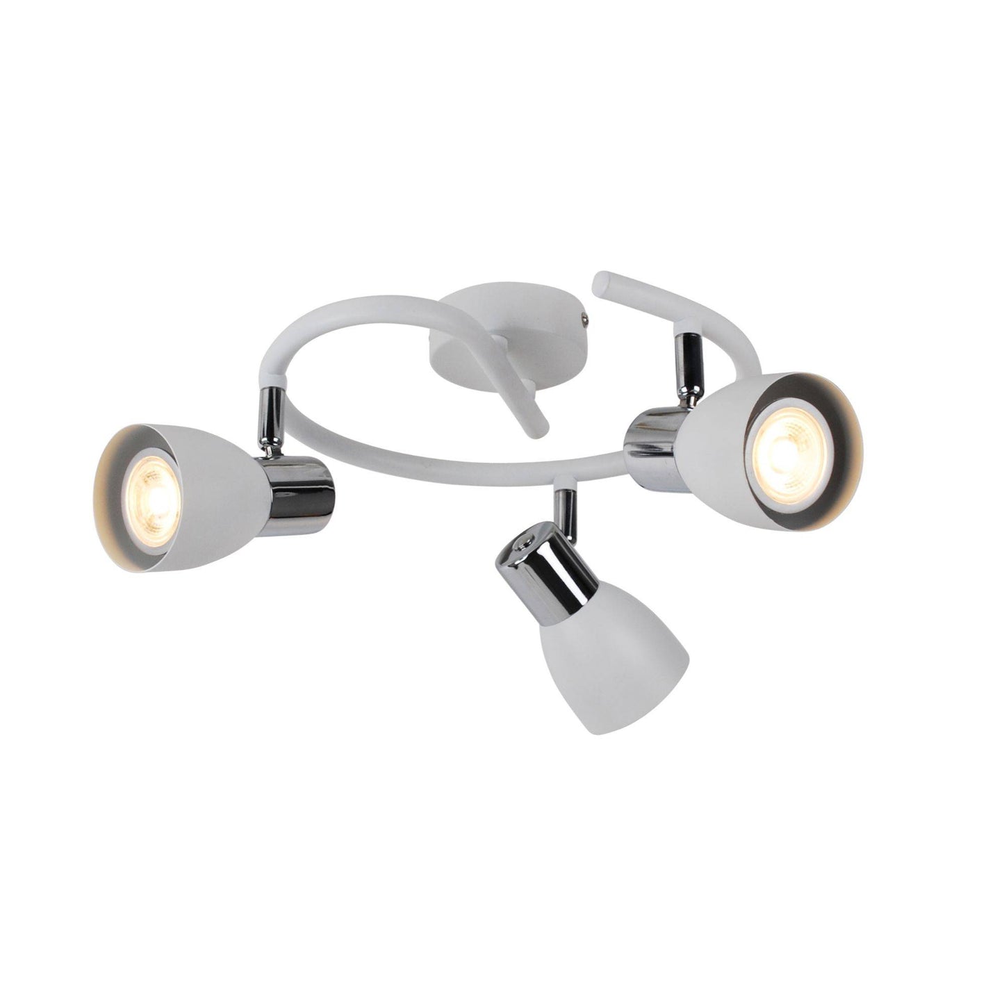 Kirst Matt White 3 Light Ceiling Spotlight