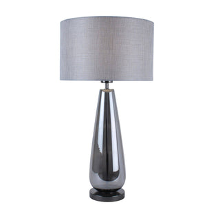 Tulisa Tall Smoked Glass Table Lamp