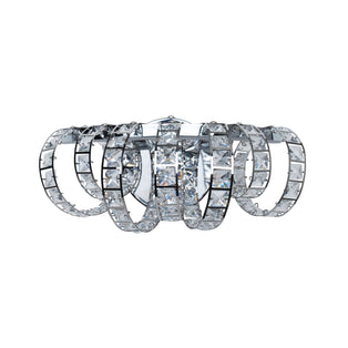Shakira Polished Chrome & Crystal LED Wall Light