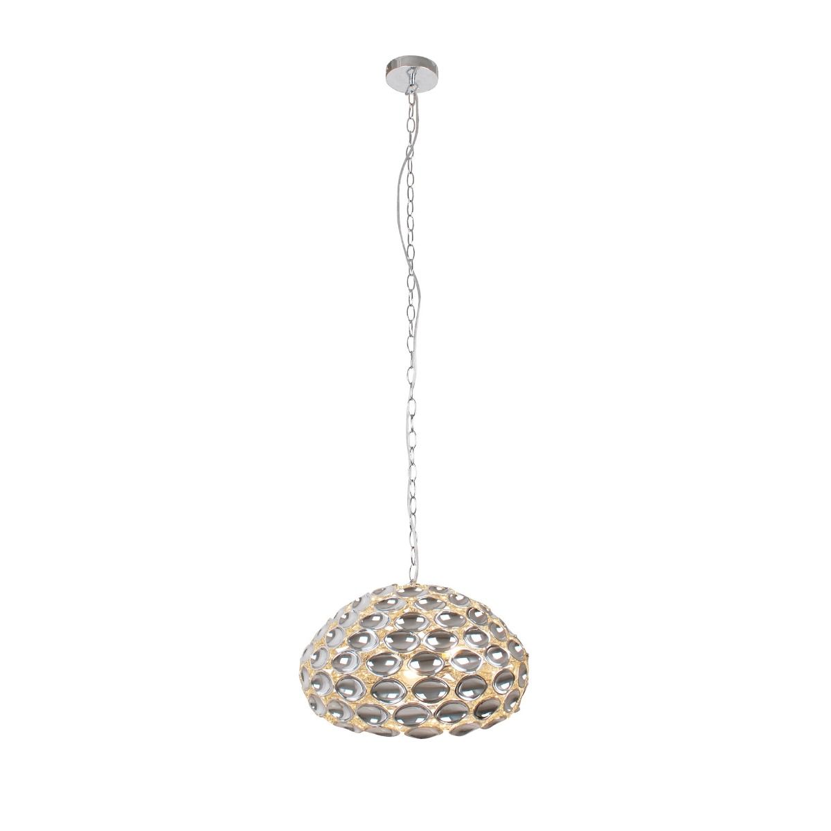 Editta Chrome Pendant Ceiling Light