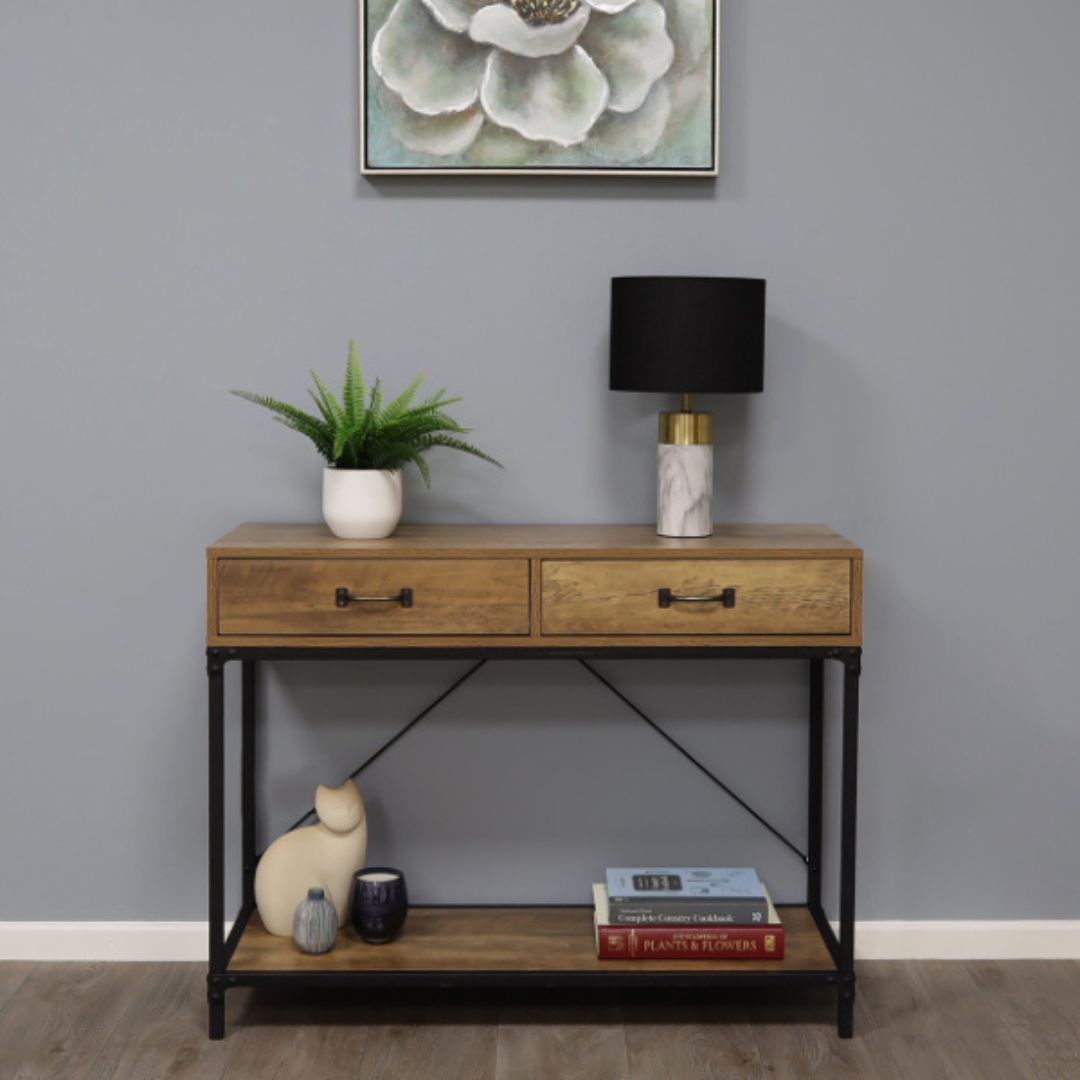 Devota 2 Toned Gold Table Lamp