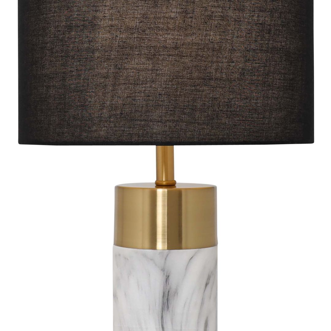 Devota 2 Toned Gold Table Lamp