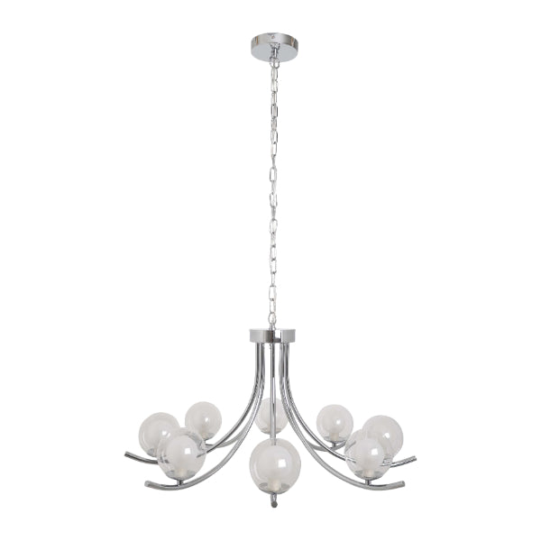 Jimena 5 Light Polished Chrome Pendant Ceiling Light