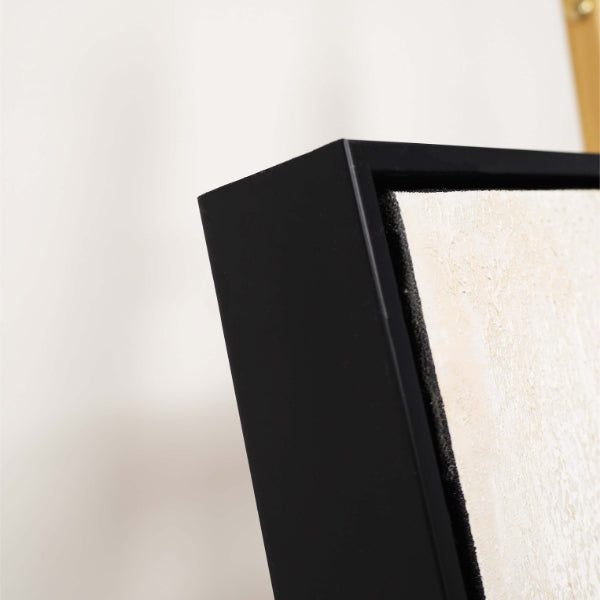 Abstract Blue Canvas With Black Frame 60x120cm