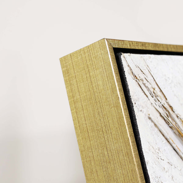 Moonrays Gold Cavas With Gold Frame 80x80cm