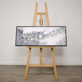 Bubble Abstract Canvas With Black Frame 40x100cm