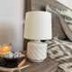 Mara White Ceramic Table Lamp
