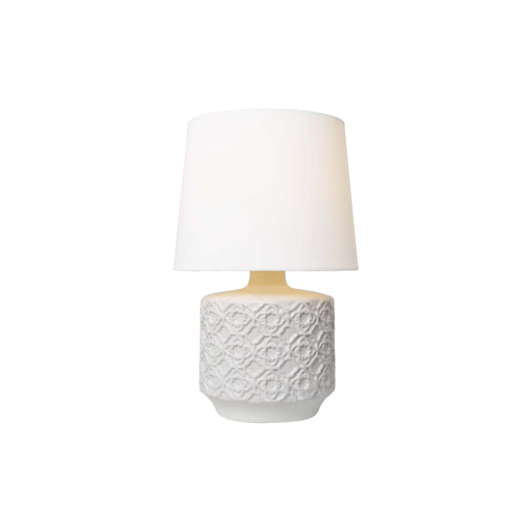 Mara White Ceramic Table Lamp