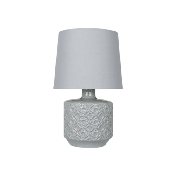 Mara Grey Ceramic Table Lamp