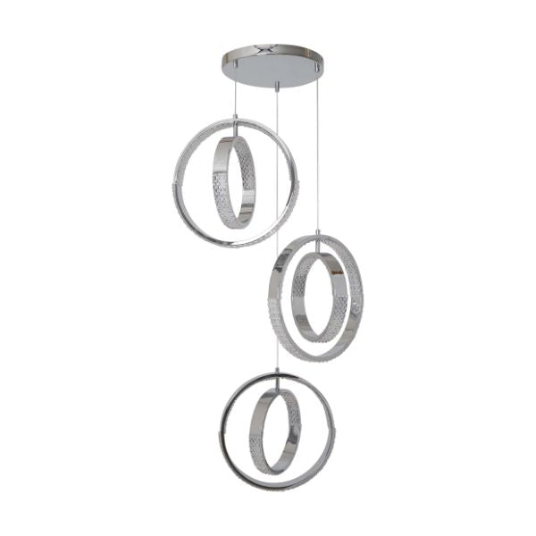 Yazia Polished Chrome LED Ceiling Pendant