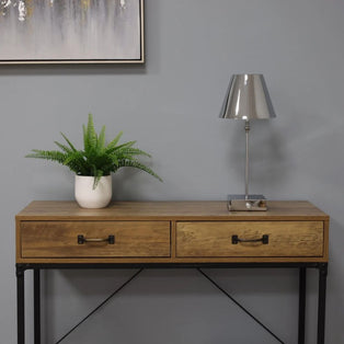 Lustre Polished Chrome Rechargeable Table Lamp
