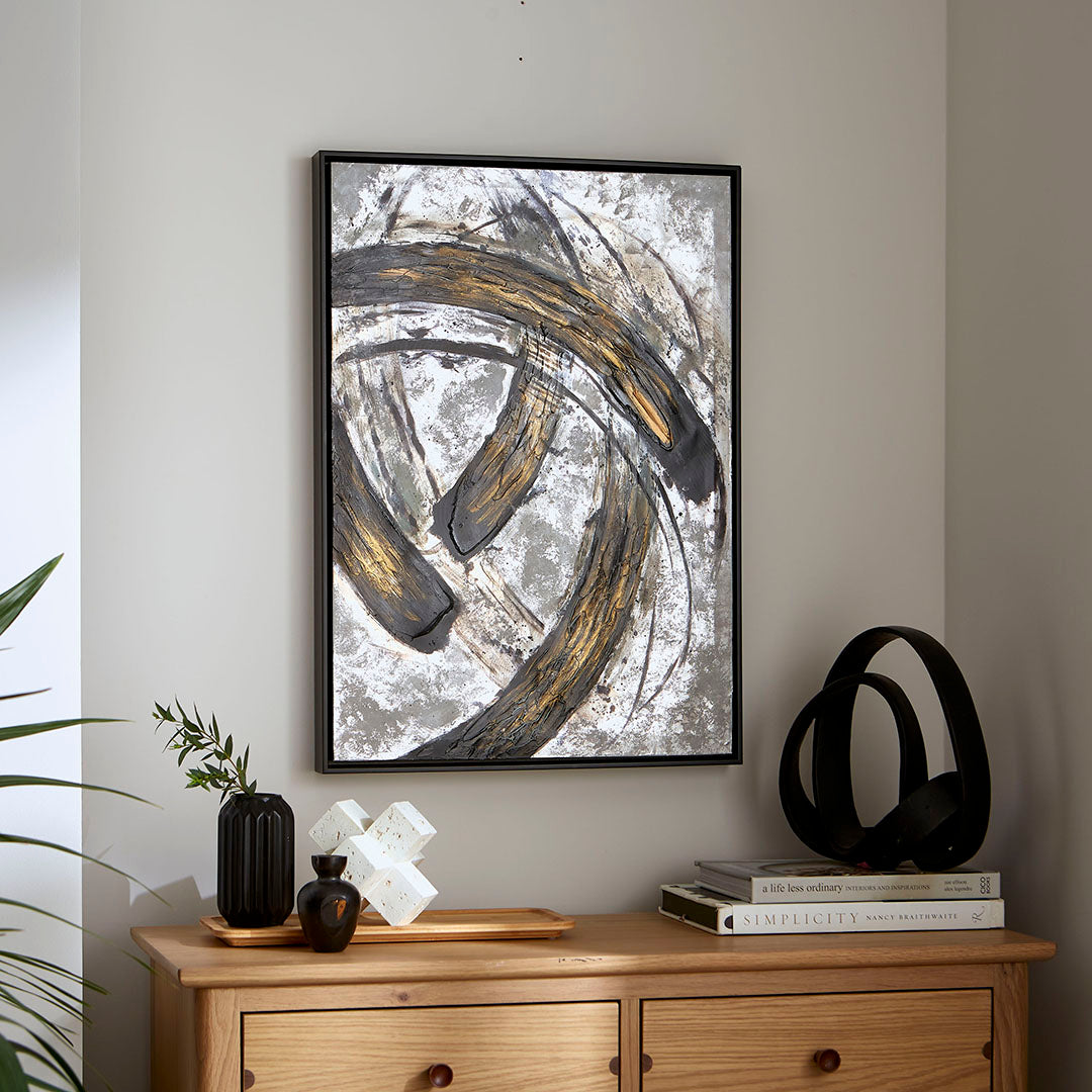 Angularis Hand-Painted Canvas
