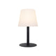 Preston Black LED Rechargeable Table Lamp