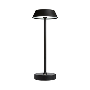 Energize Black LED Rechargeable Desk Table Lamp with Touch Sensor