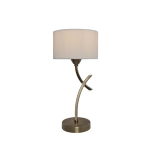 Justina Antique Brass Table Lamp