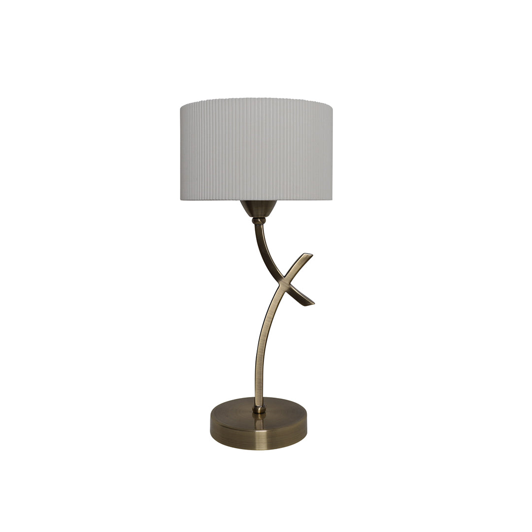 Justina Antique Brass Table Lamp