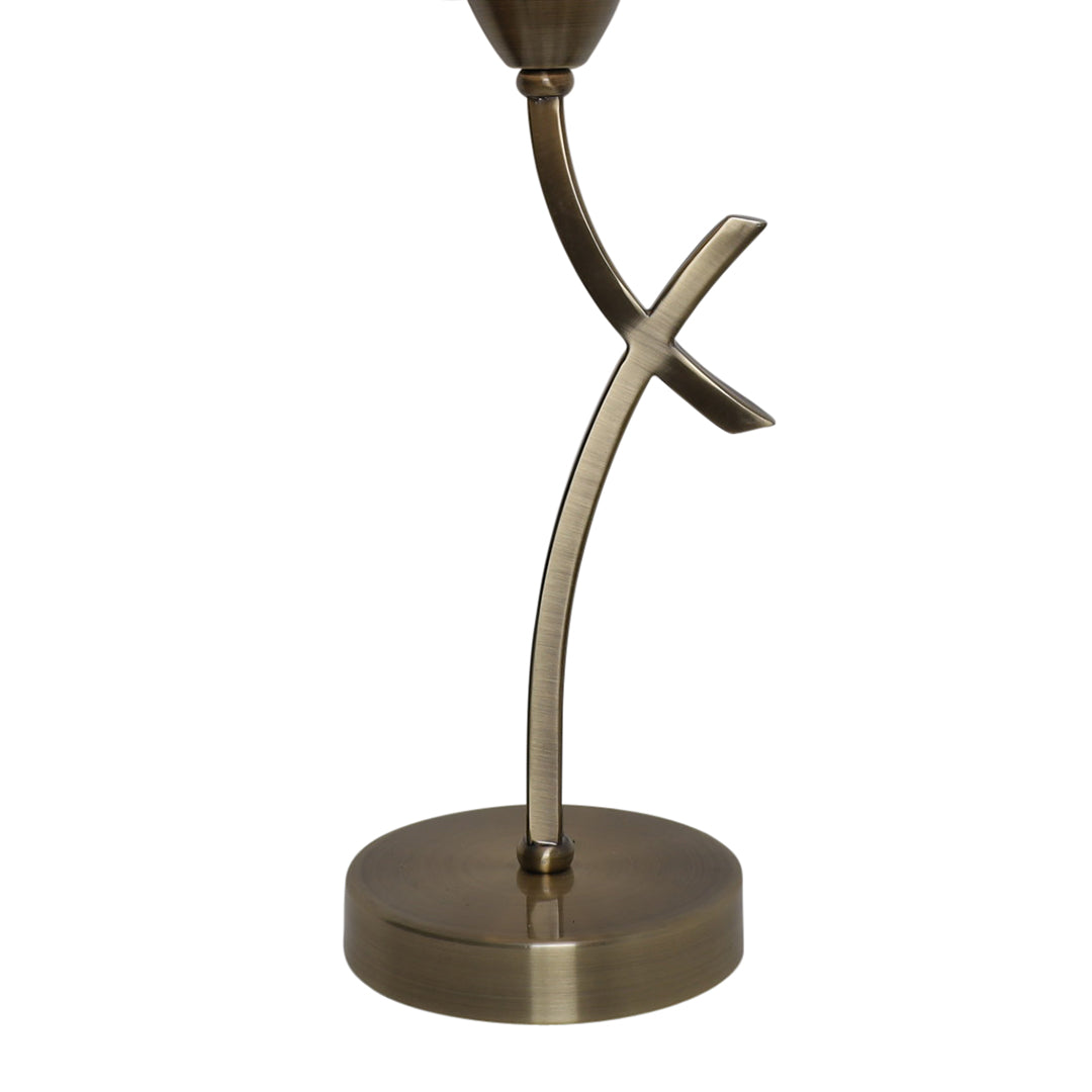 Justina Antique Brass Table Lamp